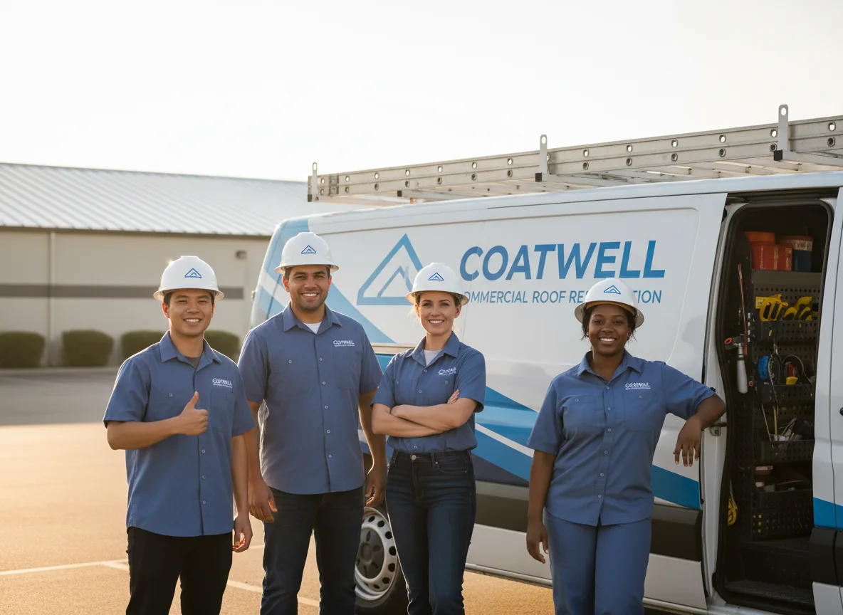 Commercial roof coating company in Roberts, WI